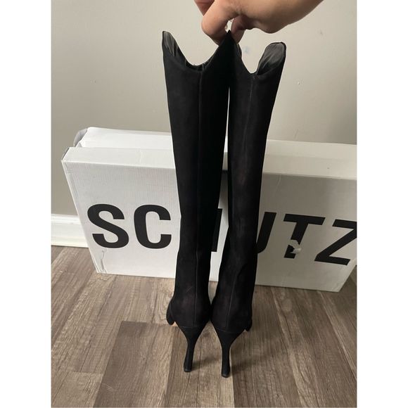 SCHUTZ Maryana Sculpt Nubuck Boot - Picture 8 of 10